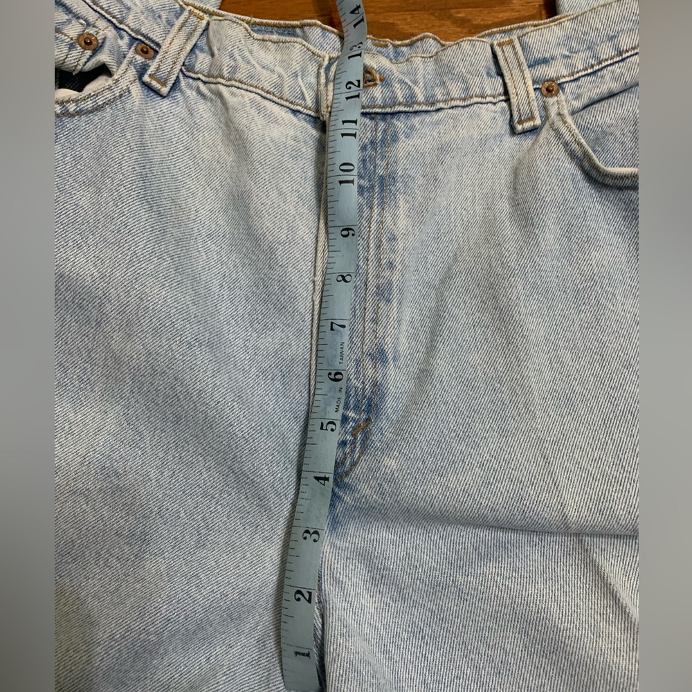1995 vintage Levi’s 551 Relaxed Tapered Leg Womens Jeans USA Made Sz 16 M - Picture 7 of 9